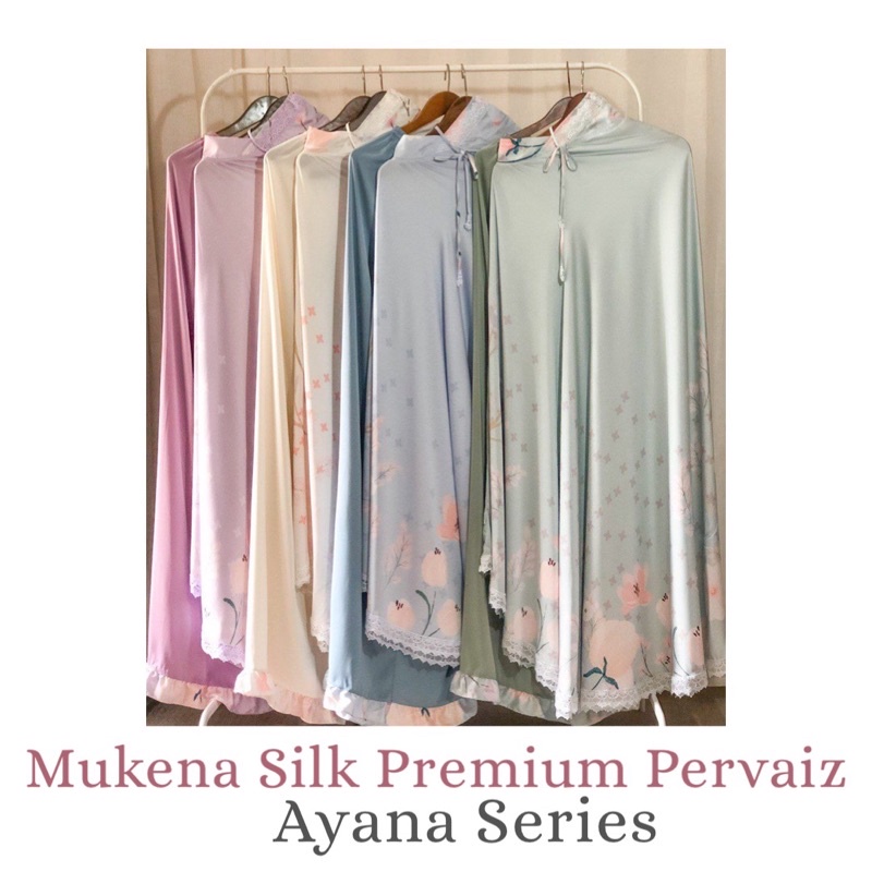 Mukena AYANA Silk Premium Prayer Set Pervaiz Malikahijabstore