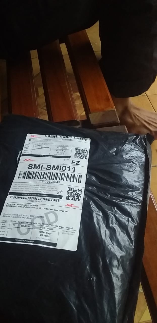 Kemeja Batik Pria Modern Lengan Panjang Casual Modis Slim Fit Trendy Masa Kini Ol 162