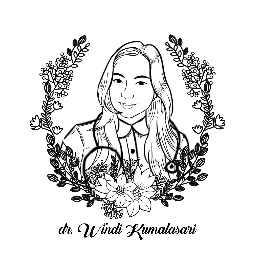 

Ilustrasi custom 1 HARI JADI! / kado ulang tahun / kado murah / kado unik