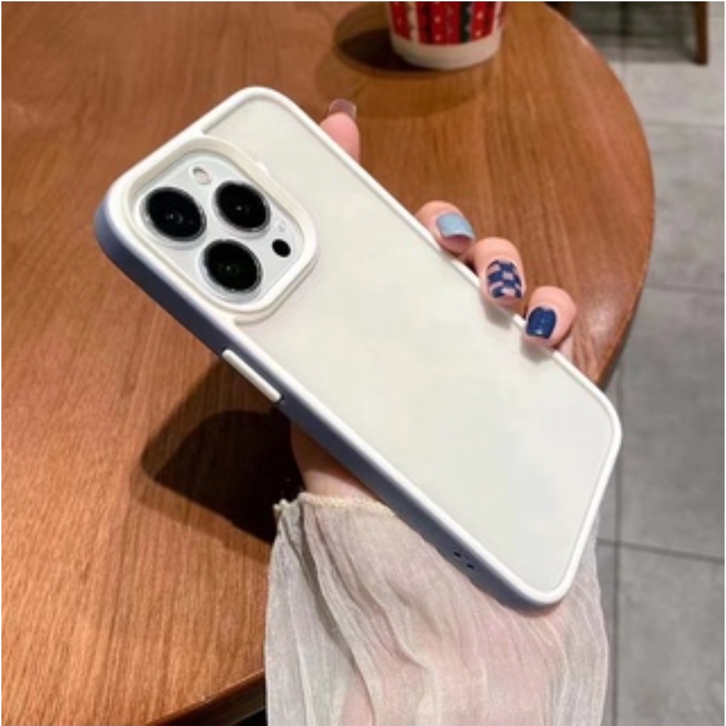 Hard Case Transparan Anti Jatuh Phone 13 Promax 12 Pro 11 11Pro 11Promax X XS XR XSMAX 7+ 8+ 6+ 6S+ 8G 7G 6 6G 6S SE-2020 SE-2022 Softcase Transparant Ngedoff Hard Hardcase White Putih Soft Casing Belakang Ungu Mid Green Hijau max Mini Plus ShockProof