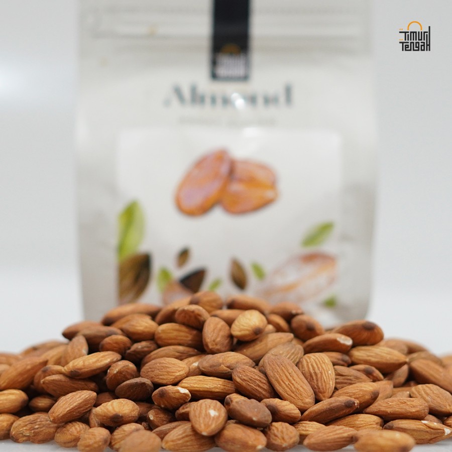 Kacang Almond Roasted Kupas 400 gr Premium Quality | TIMUR TENGAH