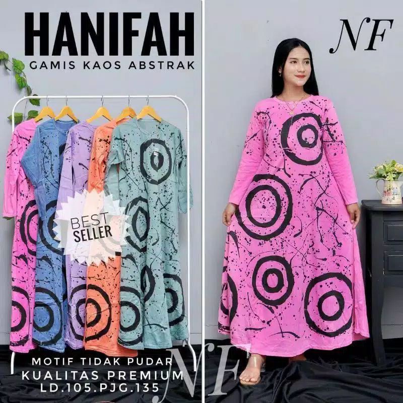 Gamis Kaos Jumbo Busui Resleting Depan Bumil Lengan Panjang Dress Wanita Kekinian Termurah Terbaru