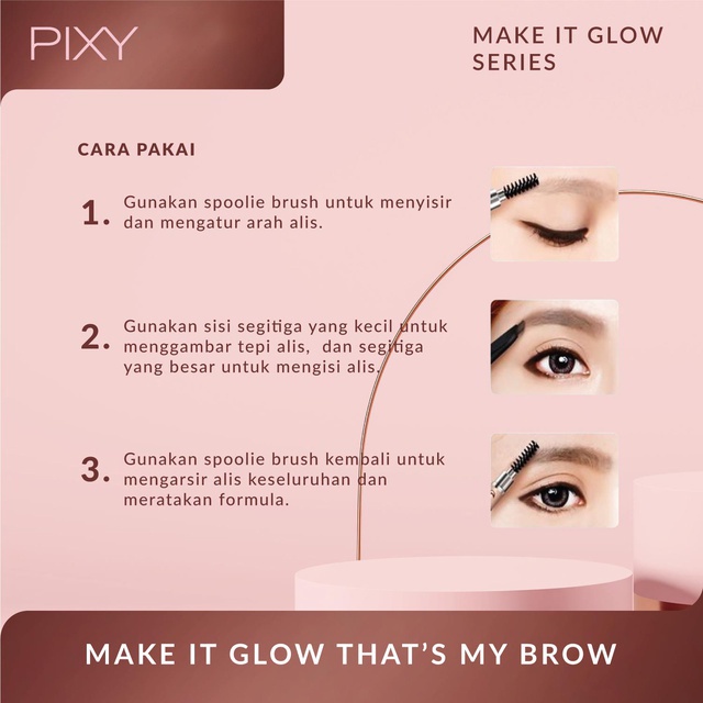 PIXY Pensil Alis Matic Make It Glow That's My Brow
