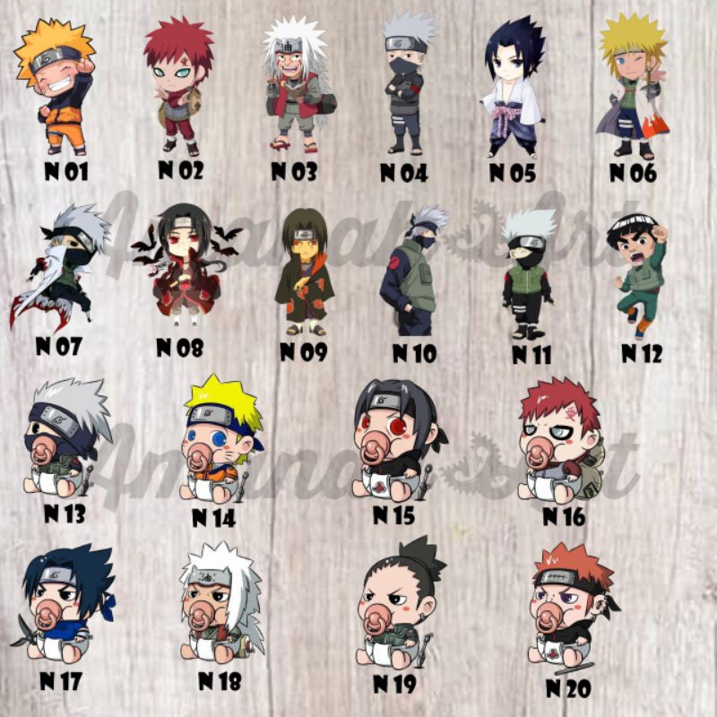 

Sticker Naruto Boruto Cute Berkualitas 6cm x 4cm