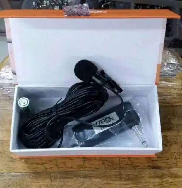 Mic jepit carol ecm 114 kabel suara jernih bagus