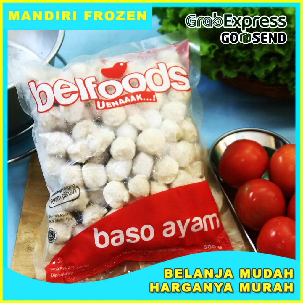 

BELFOODS Uenaaak Bakso Ayam Mini 500 gr - Makanan Beku Olahan
