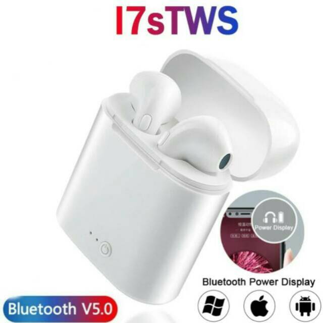 i7S TWS Headset bluetooth wireless earphones TWS i7s buat android dan ios-3