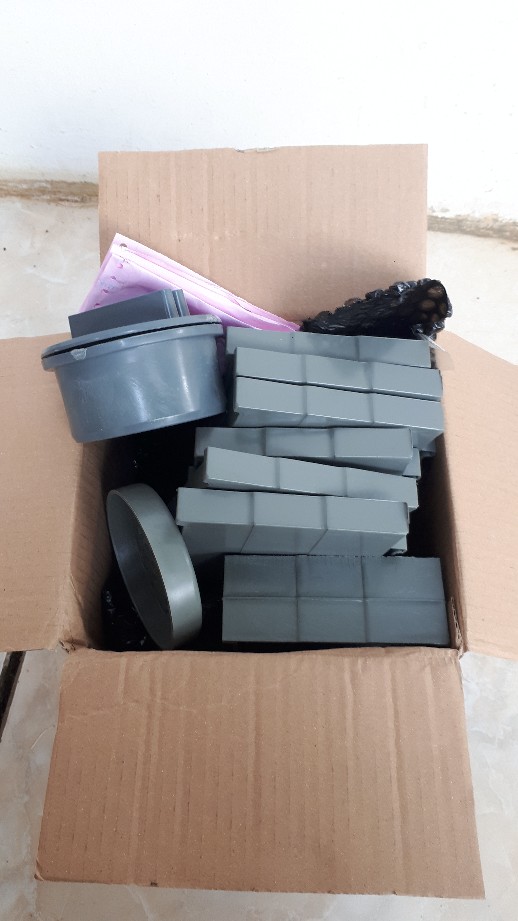 Sambungan Talang Air Pvc Kotak 4 Abu Merk Asvira