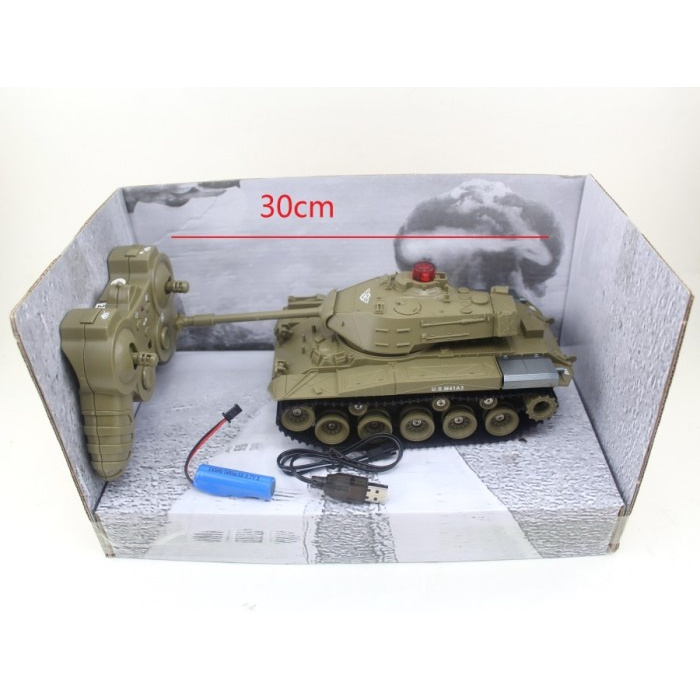 SIAP KIRIM Mz Rc Tank U.S.M41A3 2.4Ghz Skala 1:30 Rc Tank German Tiger - 2298 MURAH