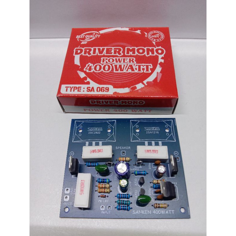 kit driver mono 400 watt sanken