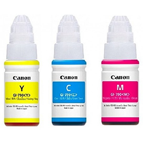 Jual CANON Ink Bottles GI790 Cyan/Magenta/Yellow Shopee Indonesia