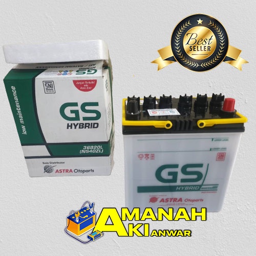 Aki Mobil NS60 GS Astra Hybrid / Aki kering / GSAstra 45amper / Avanza Xenia Rush Terios