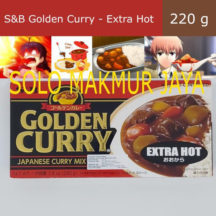 

{BISA COD} S&B Golden Curry 220 gr Extra Hot Spicy NEW [Kode 1|Kode 2|Kode 3|Kode 4|Kode 5|Kode