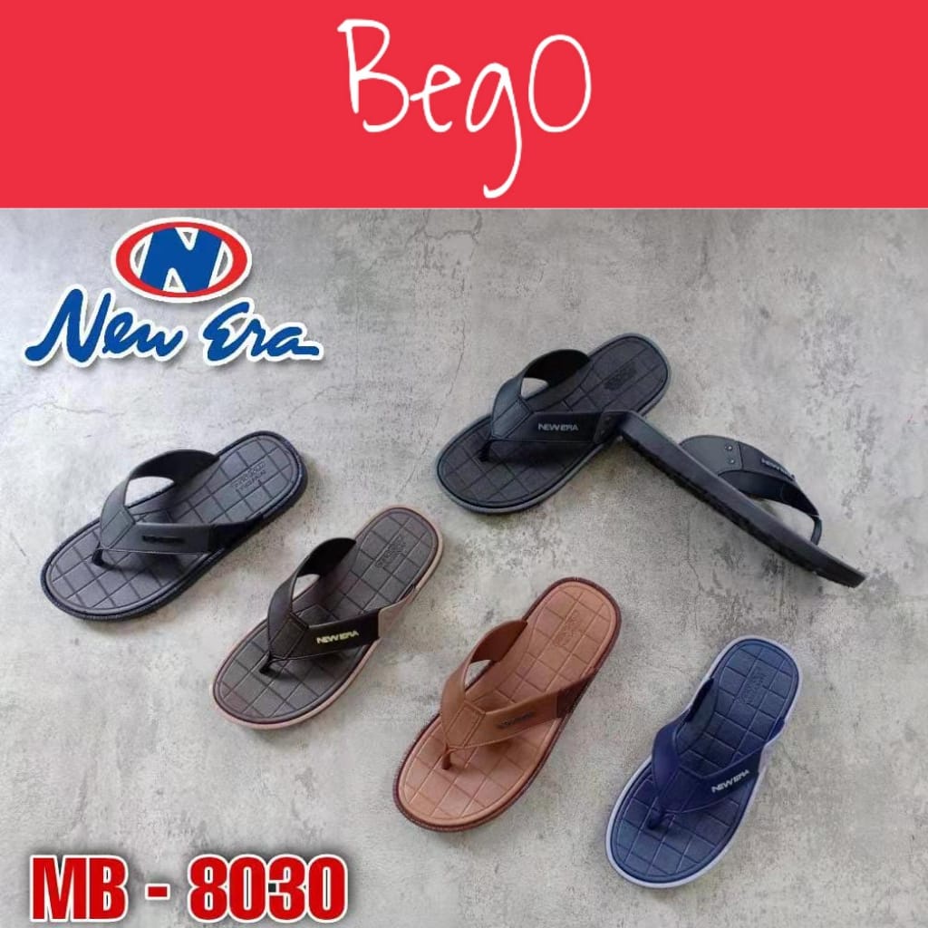bego NEW ERA MB 8030 SANDAL JEPIT PRIA Sandal Karet Pria Distro Casual Sandal Pria Keren Terbaru