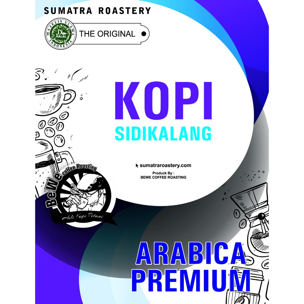 

KOPI SIDIKALANG | SUMATRA ROASTERY | ARABICA ASLI 100% | 500 gram