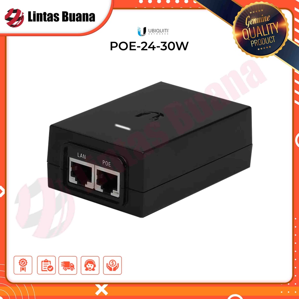 UBNT UBIQUITI Adaptor  Gigabit POE-24-30W /  UBNT - POE - 24  -30W