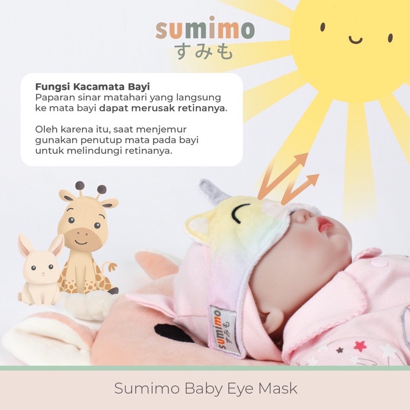 Sumimo Baby Eye Mask Kacamata Jemur Bayi