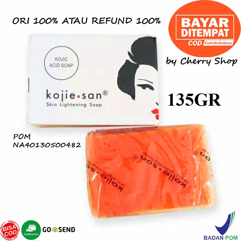 [BPOM] [ORI] KOJIE SAN Skin Lightening Soap Kojic Acid 135Gr Sabun KOJIESAN By Cherry Shop