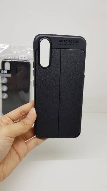 Auto Focus Vivo S1 6.38 inchi Leather Soft Case Vivo S1 V1907 Auto Fokus Vivo S1 Softcase Vivo S1