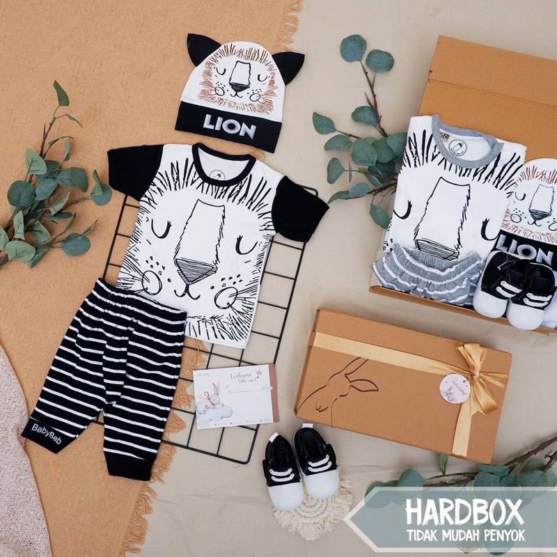 LIO040 Boys Hello Baby Hampers 0-12 months/ Hampers bayi newborn/ Kado bayi/ baby boys gift set