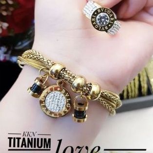 TiTanium set gelang cincin T5w