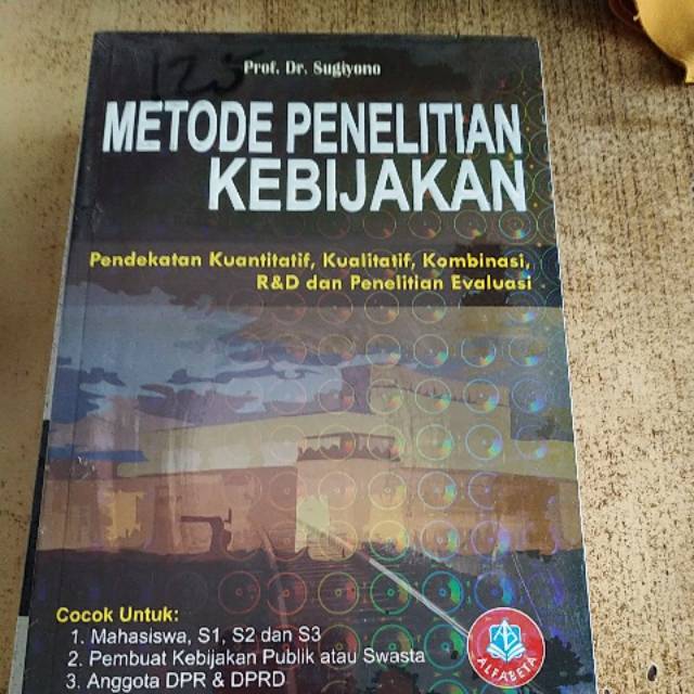 Buku metode penelitian kebijakan