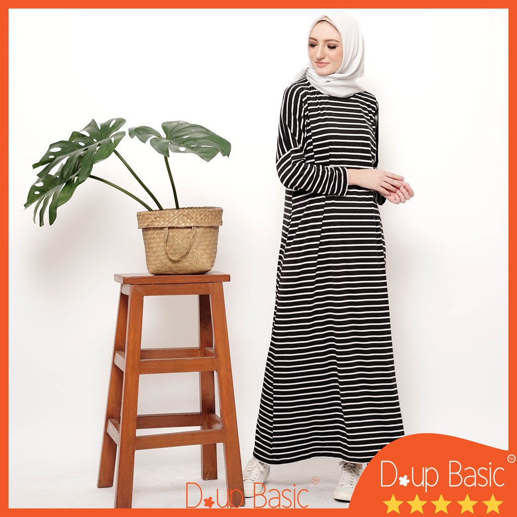 DUPBASIC GAMIS KAOS DIAMONIA MAXY BUSUI - Busui Friendly Gamis Kaos Gamis Casual Gamis Modern