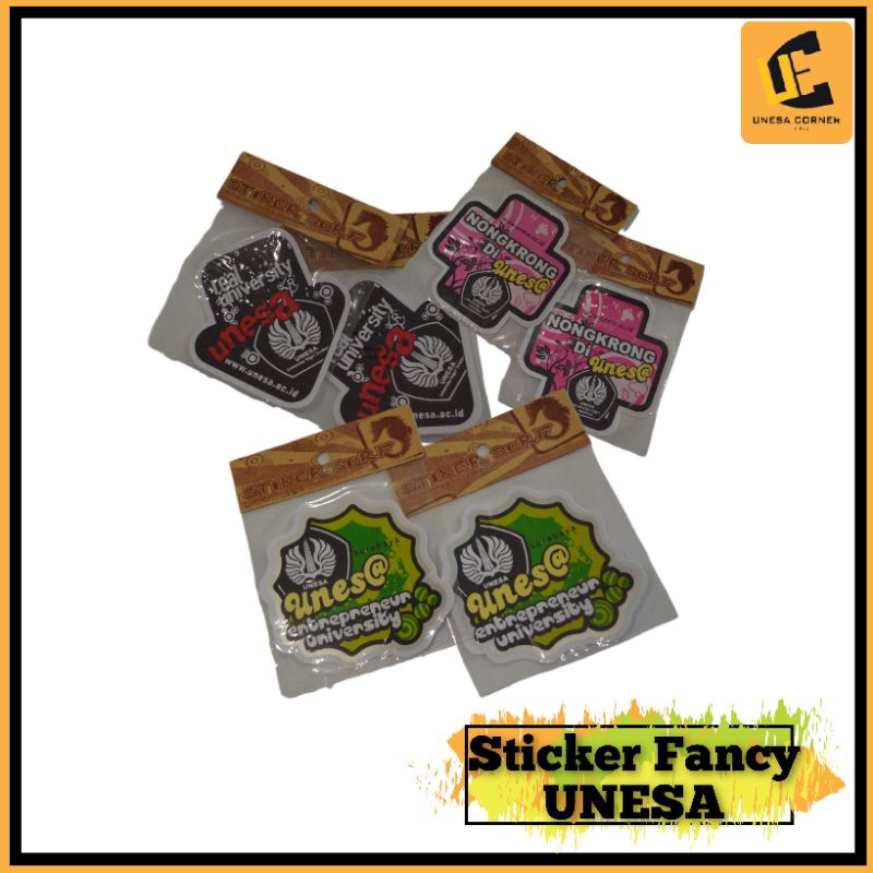 Sticker Unesa fancy