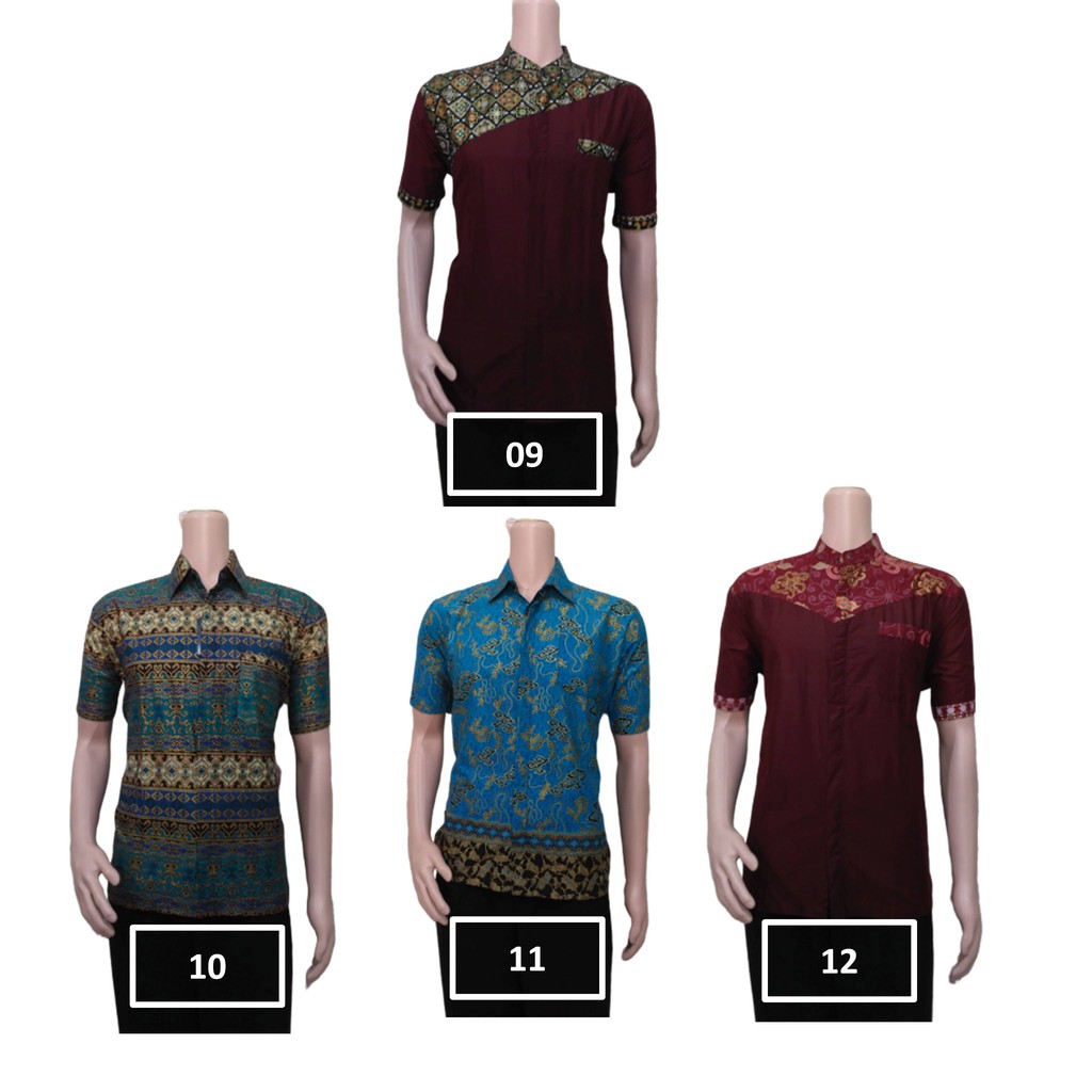 Hem Batik Kombinasi Prada Pria Dewasa