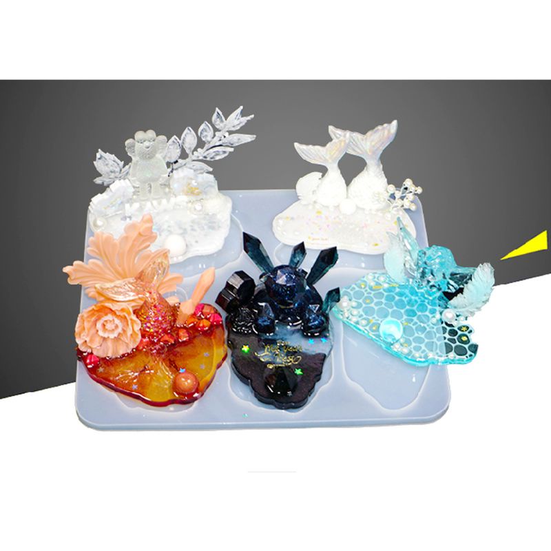 SIY  Crystal Epoxy Resin Mold Coaster Cup Mat Casting Silicone Mould DIY Making Tool