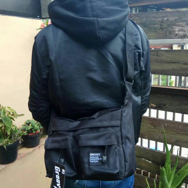 Tas Selempang Pria Keren Murah Waistbag multifungsi slingbag cowok distro