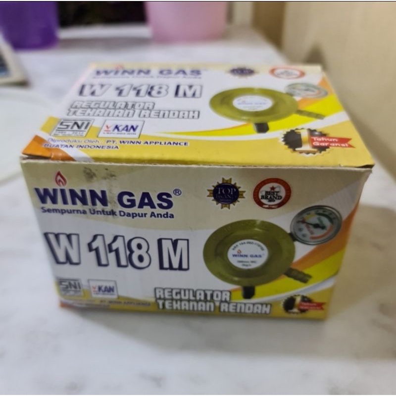 Regulator WinGas/ Kepala Gas LPG WinGas W 118M