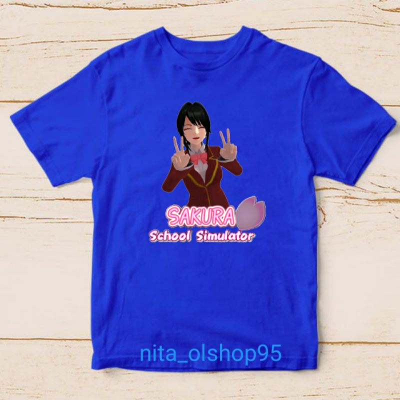 baju anak school simulator kaos anaksakura school simulator karakter terlaris