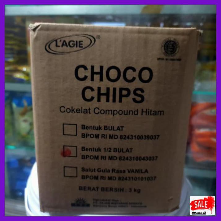 

RETLEMCOKLAT- CHOCO CHIPS COKLAT CIP SETENGAH BULAT LAGIE 100GR -ASLII.
