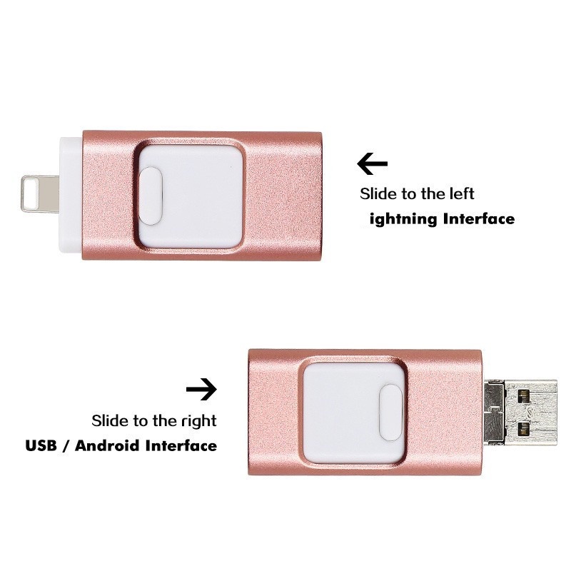 4 in 1 Phone OTG USB Flash Drive 512GB Metal Type-C Pendrive for All Phone PC