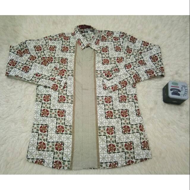 Kemeja Batik  Cowok Karunia Lengan panjang