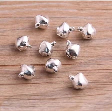 Bell lonceng kelintingan gepeng Uk 6,8,10,12,14mm Harga/10Pc