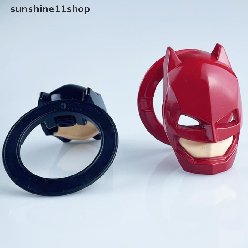 Sho - Stiker Cover Tombol Start / Stop Kontak Model Batman Untuk Interior Mobil