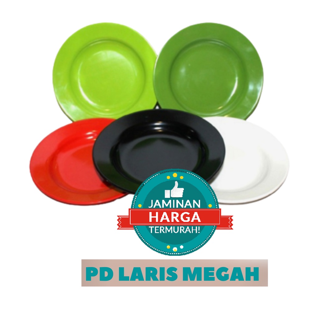 Piring Makan Melamin Onyx 9 Inch / Piring Makan Melamin