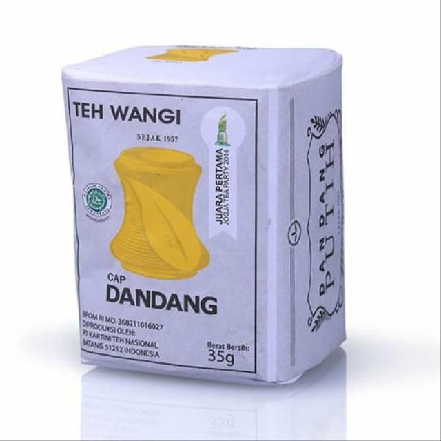 

Teh Tubruk Dandang Putih Teh Wangi Enak 35 gr