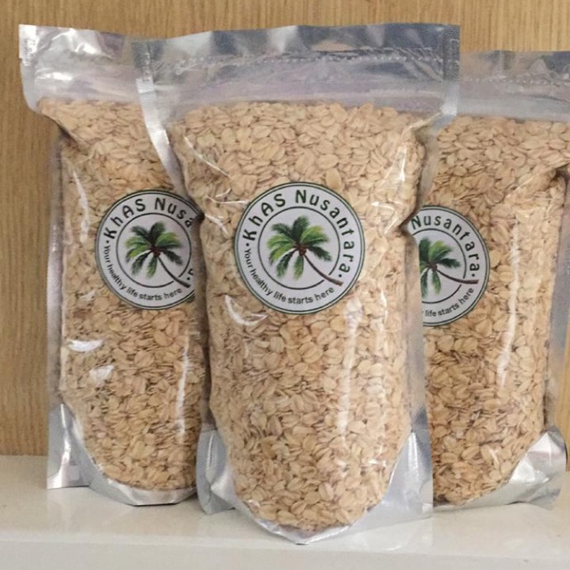 Rolled Oat Meal Khas Nusantara 450 gram High Quality