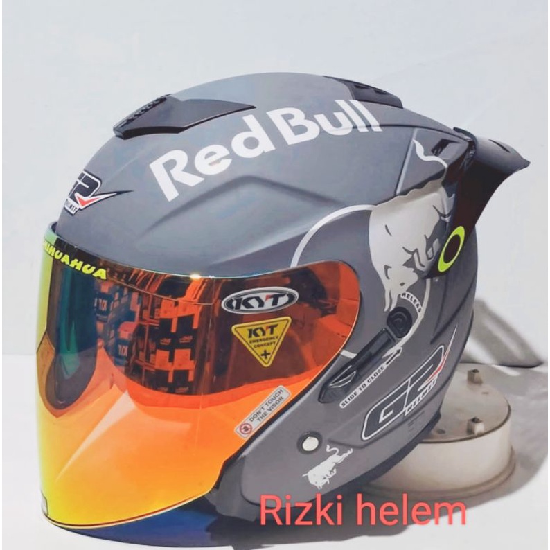 Helm Original G2 Optimax Paket Ganteng-Grey.kc retgol