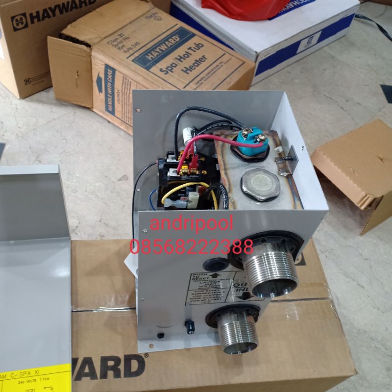 heater pemanas kolam renang spa 5,5 kw hayward