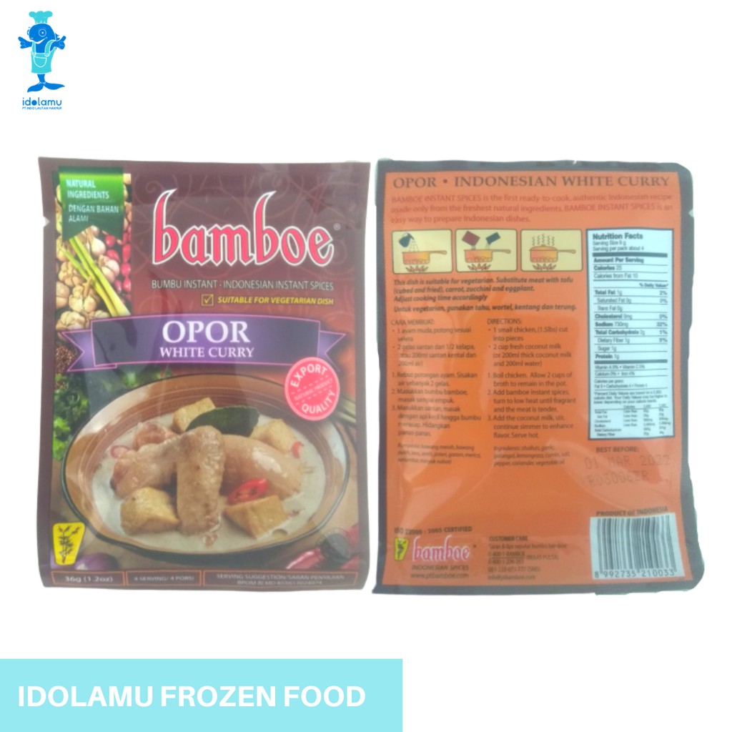 

BAMBOE Opor 50 Gram