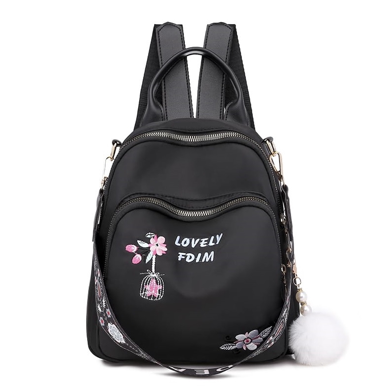 MV_Marvelouz mv111648 tas ransel wanita import terbaru motif flower 1kg bisa 3 tas GT1648 EL 6038