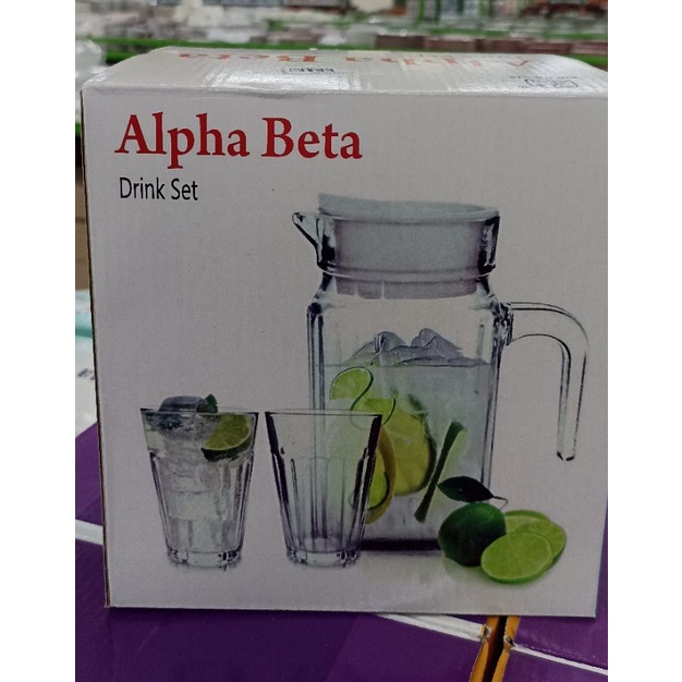 drink set kedaung seri Alpha Beta