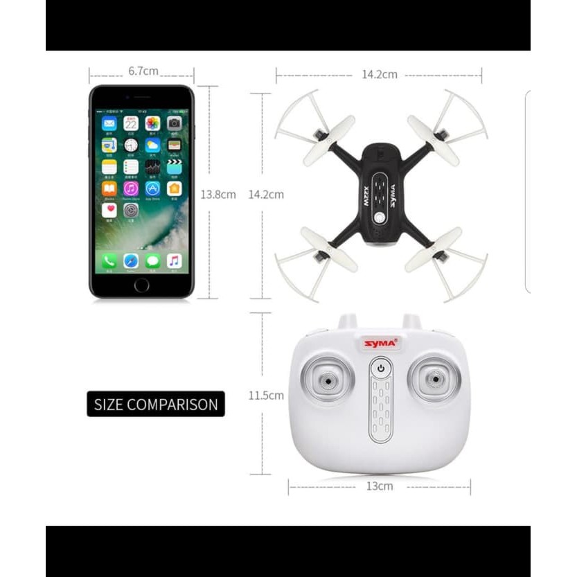 RC DRONE SYMA X22W X 22 W FPV WIFI HOLD ALTITUDE QUADCOPTER ASLI ORI