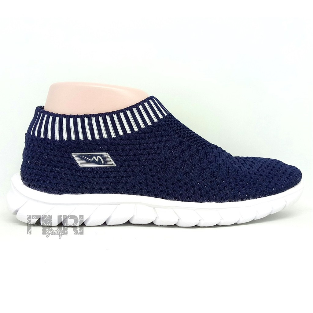 ARDILES Original - Mickelson MYTHA Navy - Sepatu Olahraga Wanita - Sepatu Sneakers Knit Rajut Wanita