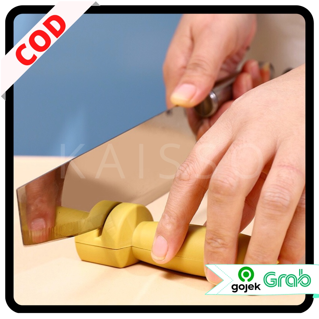 KAISSO - PENGASAH PISAU / KNIFE SHARPENER / ALAT ASAHAN PENAJAM PISAU GUNTING DAPUR / ALAT ASAH PISAU / ALAT ASAH PENGASAH PISAU PENAJAM PISAU GUNTING