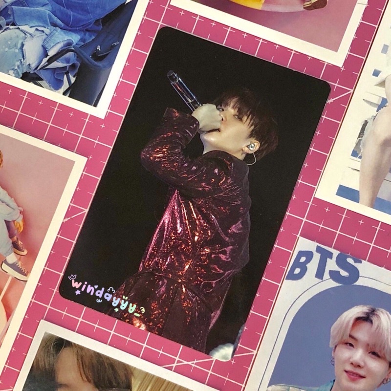 

Photocard BTS Suga Min Yoongi LY New York Bluray